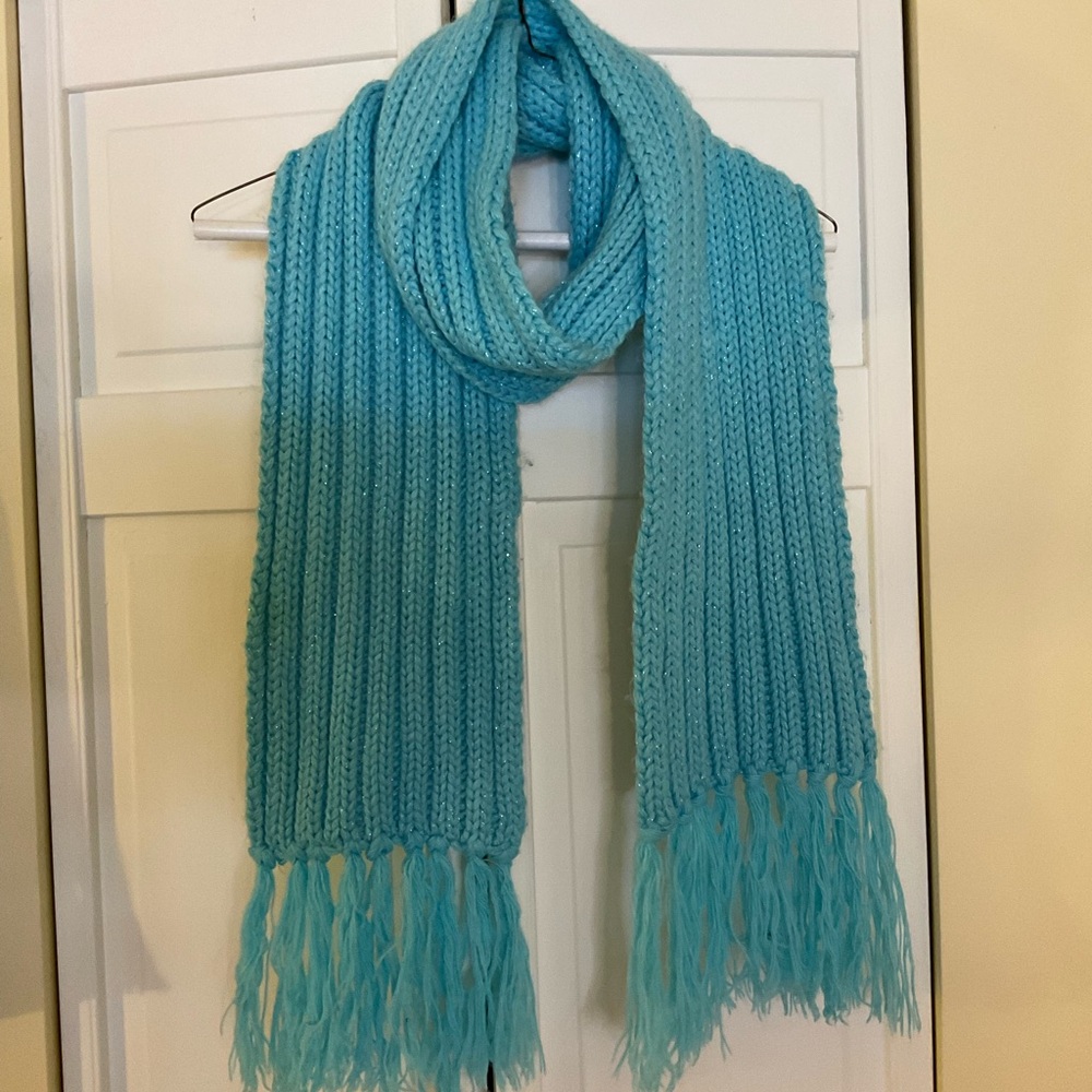 NY&Co Blue & silver scarf